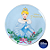 Sousplat Natalino - Princesa Cinderela - 33cm - 1 UN - Disney Original - Rizzo - Imagem 2