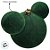 Bola de Natal - Mickey - Aveludada Verde - 6cm - 6 unidades - Disney Original - Cromus - Imagem 2