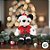 Pelúcia Mickey Mouse de Natal - Xadrez Verde e Vermelho - 15cm - 1 unidade - Disney Original - Cromus - Imagem 9