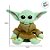 Pelúcia de Ombro - Grogu - Star Wars - 10cm - 1 unidade - Disney Original - Fun - Imagem 3