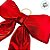 Laço de Lamê Vermelho P - 21x21cm - 1 unidade - Rizzo - Imagem 3