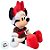Pelúcia Minnie Mouse de Natal - Xadrez Verde e Vermelha - 30cm - 1 unidade - Disney Original - Cromus - Imagem 6