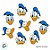 Pick Decorativo para Doces - Pato Donald - 8 unidades - Disney Original - Regina - Imagem 2