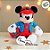 Pelúcia Mickey com Caixa de Presente Personalizado - 50cm - 1 unidade - Disney Original - Cromus - Imagem 1