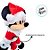Pelúcia Mickey Mouse de Natal Personalizado - 45cm - 1 unidade - Disney Original - Cromus - Imagem 3