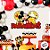 Painel Decorativo - Mickey Mouse Parabéns - 33x52cm - 1 unidade - Disney Original - Piffer - Imagem 4