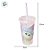 Copo de Plástico com Tampa e Canudo - Grugu - Star Wars - 500ml - 1 unidade - Disney Original - Plasútil - Imagem 3