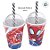 Copo Shake Aranha - Spidey e Seus Amigos - 280ml - 1 unidade - Disney Original - Plasútil - Imagem 2