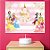 Painel Plástico Decorativo - Festa Princesas - 1 unidade - Disney Original - Regina - Imagem 1