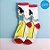 Meia Infantil Cano Médio - Branca de Neve - Vermelho - 23/27 - 1 unidade - Disney Original - Jolitex - Imagem 1
