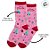 Meia Infantil Cano Médio - Princesas - Rosa - 19/23 - 1 unidade - Disney Original - Jolitex - Imagem 2