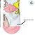 Meia Infantil Antiderrapante - Aurora - Rose - 0 a 12 Meses - 1 unidade - Disney Original - Jolitex - Imagem 2