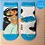 Meia Infantil Antiderrapante - Jasmine - Azul - 0 a 12 Meses - 1 unidade - Disney Original - Jolitex - Imagem 1