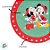 Sousplat Natalino - Mickey e Minnie - 33cm - 1 unidade - Disney Original - Cromus - Imagem 2