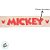 Fita Decorativa Aramada - Mickey Mouse - Vermelho e Bege - 6,3x914cm - 1 unidade - Disney Original - Cromus - Imagem 2
