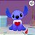 Luminária Stitch - Coração - 33,5cm - 1 unidade - Disney Original - Usare - Imagem 5