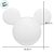 Luminária Mickey Mouse - Clean - 28cm - 1 unidade - Disney Original - Usare - Imagem 3