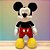 Pelúcia Mickey Mouse - 20cm - 1 unidade - Disney Original - Fun - Imagem 1