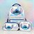 Conjunto Mochila, Estojo e Lancheira - Stitch Holográfico - 1 unidade - Disney Original - Rizzo - Imagem 1