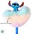 Caneta Stitch Esferográfica Coração de Pelúcia - 23cm - Disney Original - 1 unidade - Molin - Imagem 2