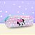 Estojo Simples com Zíper Trator - Minnie Mouse Rosa - 20x9cm - Disney Original - 1 unidade - DAC - Imagem 1