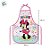 Avental Infantil - Minnie Mouse - 49x39cm - Disney Original - 1 unidade - DAC - Imagem 3