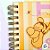 Caderno Smart Univ. Folhas Reposicionáveis - Ursinho Pooh - 10 Divisórias - 20x27cm - Disney Original - 1 unidade - DAC - Imagem 6