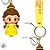 Chaveiro 3D Bela - 7cm - Disney Original - 1 unidade - Toyng - Imagem 2