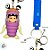 Chaveiro 3D Boo - Monstros S.A - 7cm - Disney Original - 1 unidade - Toyng - Imagem 2