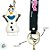 Chaveiro 3D Olaf - Frozen - 7cm - Disney Original - 1 unidade - Toyng - Imagem 2