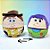 Pelúcia Dupla Face - Woody e Buzz - Toy Story - 15cm - Disney Original - 1 unidade - Toyng - Imagem 1