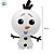 Brinquedo Squish Pelúcia - Olaf - Frozen - 15cm - Disney Original - 1 unidade - Toyng - Imagem 3