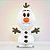 Borracha Escolar 3D - Olaf - Frozen - Disney Original - 1 unidade - Toyng - Imagem 1