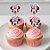 Pick Decorativo para Doces - Minnie Mouse Rosa - Disney Original - 12 unidades - Piffer - Imagem 1