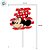 Pick Decorativo para Doces - Minnie Mouse Red - Disney Original - 12 unidades - Piffer - Imagem 3