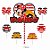 Topo de Bolo - Minnie Mouse Red - Disney Original - 7 unidades - Piffer - Imagem 2