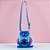 Bolsa Transversal - Stitch - Azul Claro - 17x14cm - Disney Original - 1 unidade - Taimes - Imagem 1
