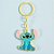 Chaveiro Metal - Stitch - Azul e Dourado - 4cm - Disney Original - 1 unidade - Taimes - Imagem 1