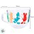 Caneca de Vidro - Mickey Colors - 450ml - Disney Original - 1 unidade - Tuut - Imagem 4