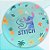 Prato Raso de Melamine - Stitch - 20cm - Disney Original - 1 unidade - Tuut - Imagem 1