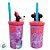 Copo com Tampa e Canudo - Minnie Mouse 3D - Lilás - 360ml - Disney Original - 1 unidade - Tuut - Imagem 4