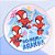 Prato Raso de Melamine - Homem Aranha - 20cm - Disney Original - 1 unidade - Tuut - Imagem 1
