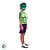 Fantasia Infantil Hulk - Macacão Curto e Máscara - P de 4 a 6 anos - Disney Original - 1 unidade - Novabrink - Imagem 4