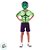 Fantasia Infantil Hulk - Macacão Curto e Máscara - P de 4 a 6 anos - Disney Original - 1 unidade - Novabrink - Imagem 7