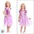 Fantasia Infantil Rapunzel - Vestido - M - Disney Original - 1 unidade - Novabrink - Imagem 5