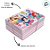 Caixa Retangular Com Tampa e Elástico - Princesas - M 35x25x11cm - Disney Original - 1 unidade - Cromus - Imagem 2