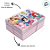 Caixa Retangular Com Tampa e Elástico - Princesas - P 24x18x8cm - Disney Original - 1 unidade - Cromus - Imagem 2