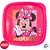 Pote de Plástico Quadrado - Minnie Mouse - 580ml - 14x14cm - Disney Original - 1 unidade - Plasútil - Imagem 2