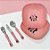 Kit Alimentação Minnie Mouse - Prato e Talheres - 1 unidade - Disney Original - Simonaggio - Imagem 1