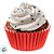 Mini Forminha Para Cupcake Impermeável - Vermelha - 4,1x2,6cm - 45 unidades - Regina - Rizzo - Imagem 5